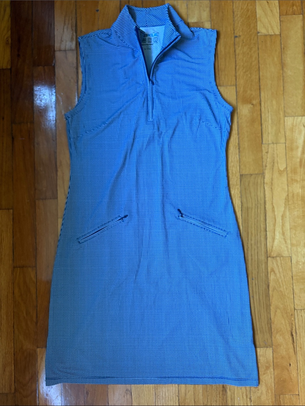 IBKUL Women’s Golf/Tennis Performance Dress in Navy/White Check Pattern - EUC, S